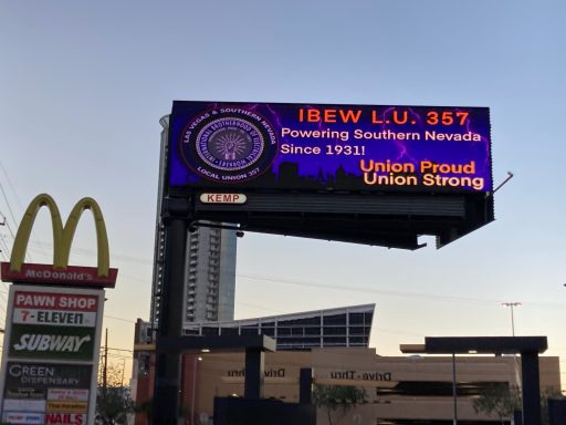 IBEW 357 Billboard Campaign 2025-2026