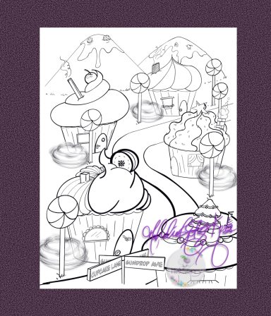 Sugarplum Adventure Coloring Book