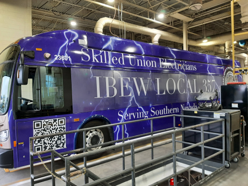 IBEW Bus Wrap Campaign 2025